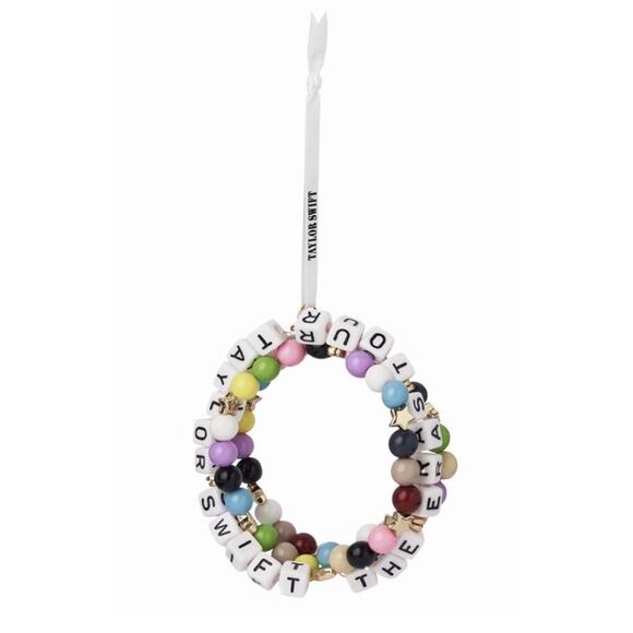 Taylor Swift The Eras Tour Friendship Bracelet Ornament Holiday Ready to Ship - Picture 1 of 2